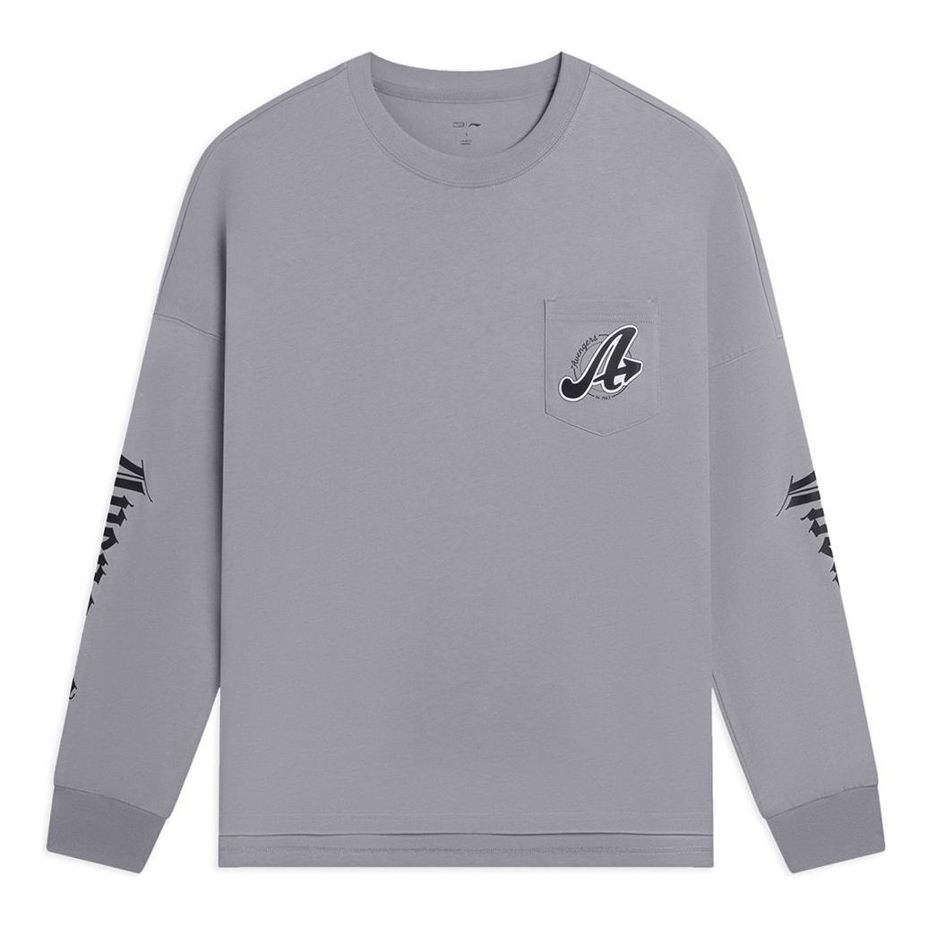 Li-Ning x MARVEL Graphic Sweatshirt 'Grey' AHSSE29-1