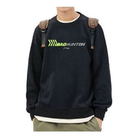 Li-Ning Sports Lifestyle Alphabet Printing Pullover 'Black' AWDRF71-1