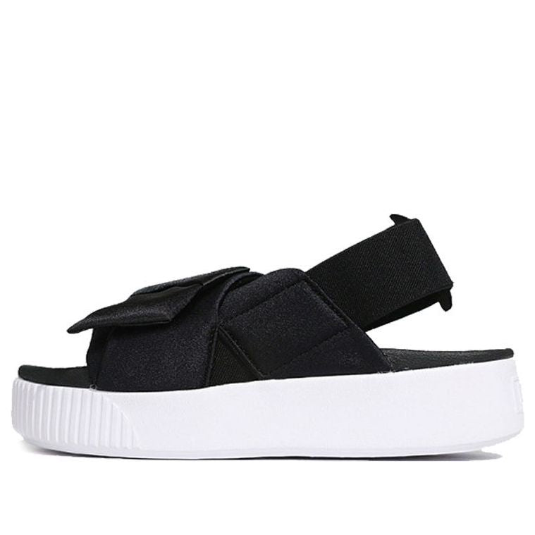 (WMNS) PUMA Platform Slide K 'Black' 367746-02