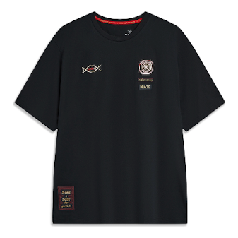 Li-Ning Way of Wade Hall of Fame 2023 T-Shirt 1 'Black' AHST919-1