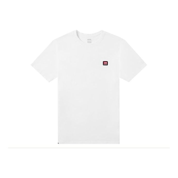 (WMNS) Vans Alphabet Logo Short Sleeve White VN0A4MNCWHT