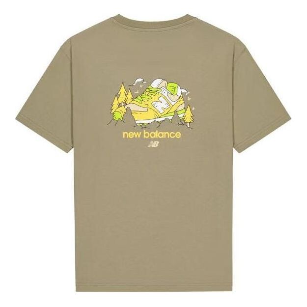 New Balance Shoe Graphic T-Shirt 'Khaki' AMT41362-CGN