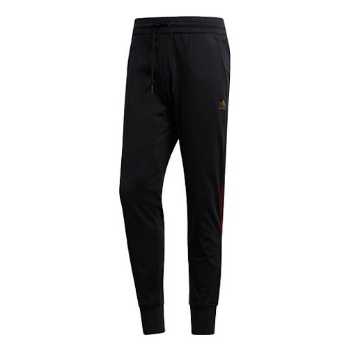 adidas Cny Spt Pant Basketball Sports Training Bundle Feet Long Pants Black FH7688
