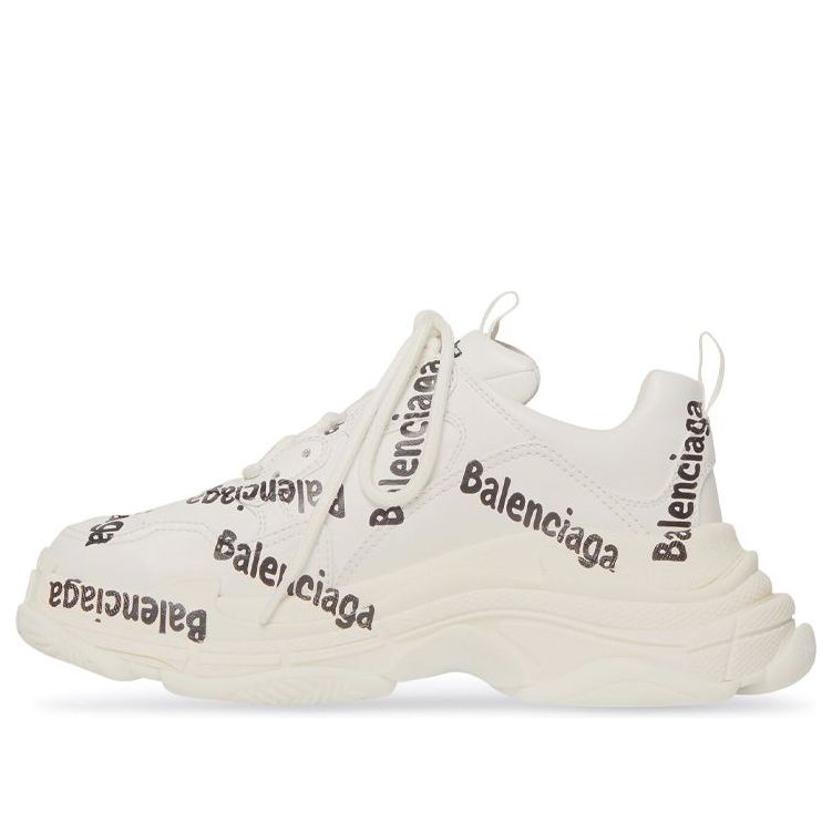 (WMNS) Balenciaga Triple S 'Logotype - White' 524039W2FAB9010