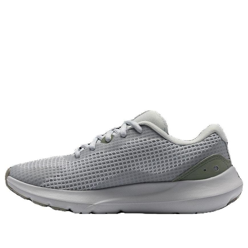 (WMNS) Under Armour Surge 3 'Halo Grey Grove Green' 3024894-115