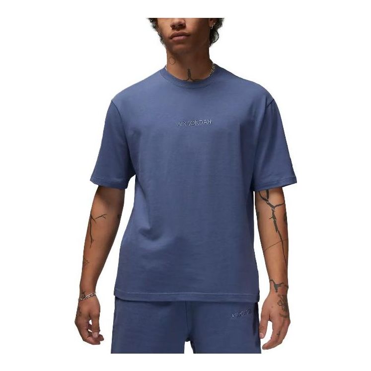 Air Jordan Wordmark T-Shirt 'Blue' FJ1969-491