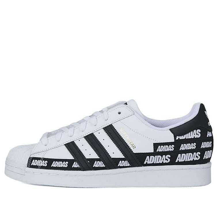 adidas Superstar 'Wordmark Heel Stripe - White Black' FX5558