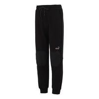 PUMA Logo Sweatpants 'Black' 537031-01