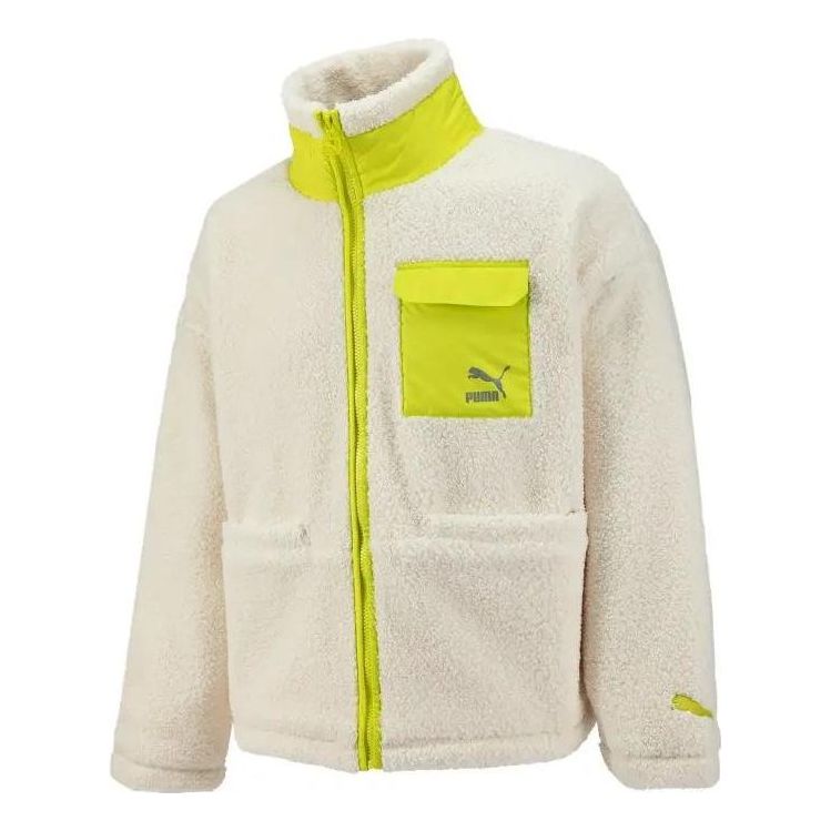 PUMA Patch Pocket Sherpa Jacket 'White' 539570-93