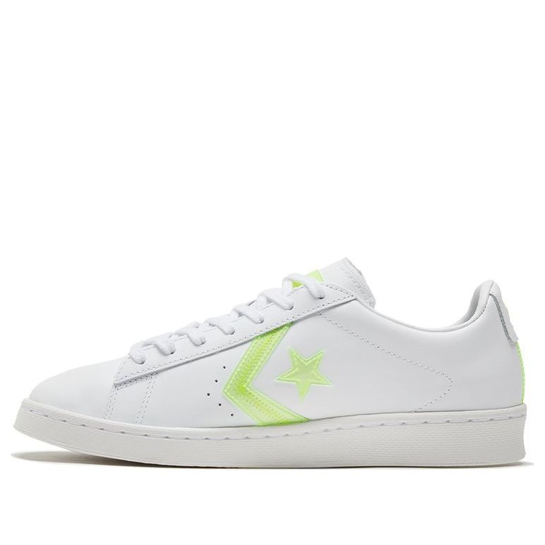Converse Pro Leather Low 'Hi-Vis Collection - White Lemon Neon' 169505C