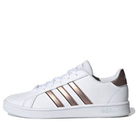 (PS) adidas neo Grand Court K 'White Brown' EF0101