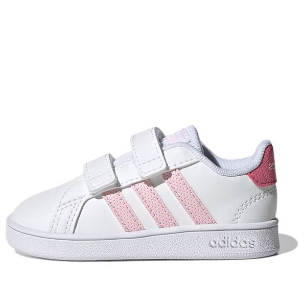 (TD) adidas neo Grand Court 'White Pink' GX5751