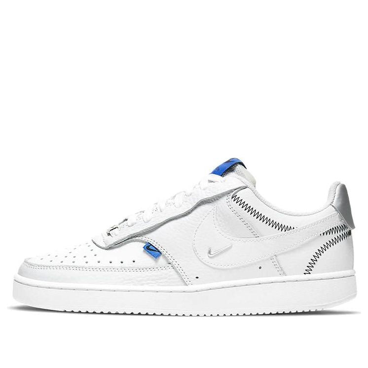 (WMNS) Nike Court Vision Low SE 'White Metallic Silver' DD1648-100