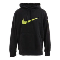 Men's Nike Logo Printing Sports Fleece Lined Black DC4046-010