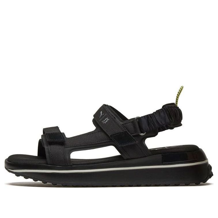 (WMNS) PUMA Liu Wen x Future Rider Sandals 'Fluorescent Braid - Black' 374726-02