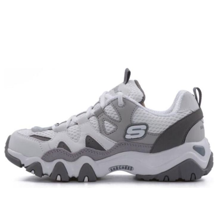 (WMNS) Skechers D'lites 2.0 Grey/White 99999693-WGY