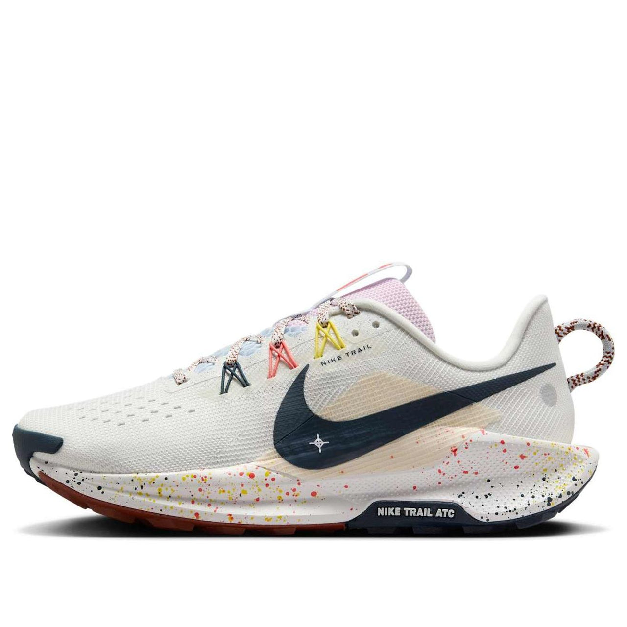 (WMNS) Nike React Pegasus Trail 5 'Summit White Football Grey Pink Foam Armory Navy' DV3865-102