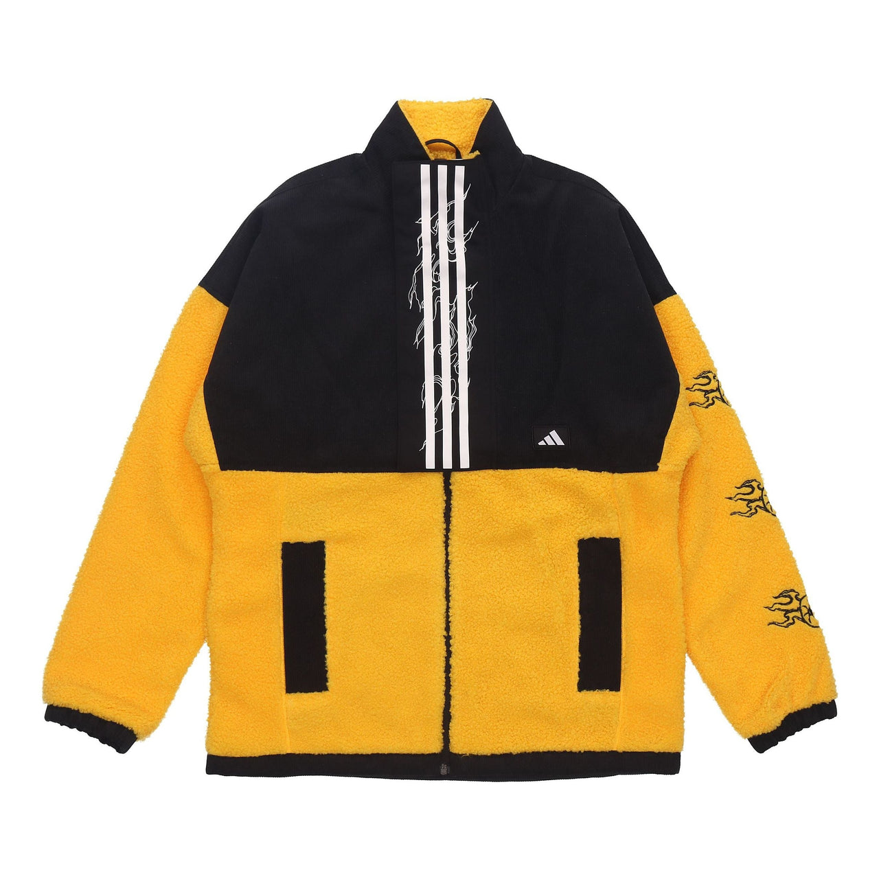adidas Anti-Wind Jacket 'Black Yellow' GM4438