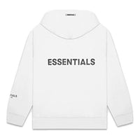 Fear of God Essentials SS20 Full Zip Up Hoodie 'White' 0192250500186010