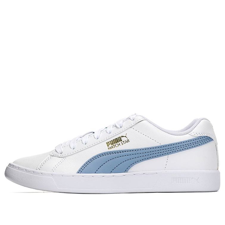 PUMA Unisex Match Star Low-Top Sneakers White/Blue 380204-09