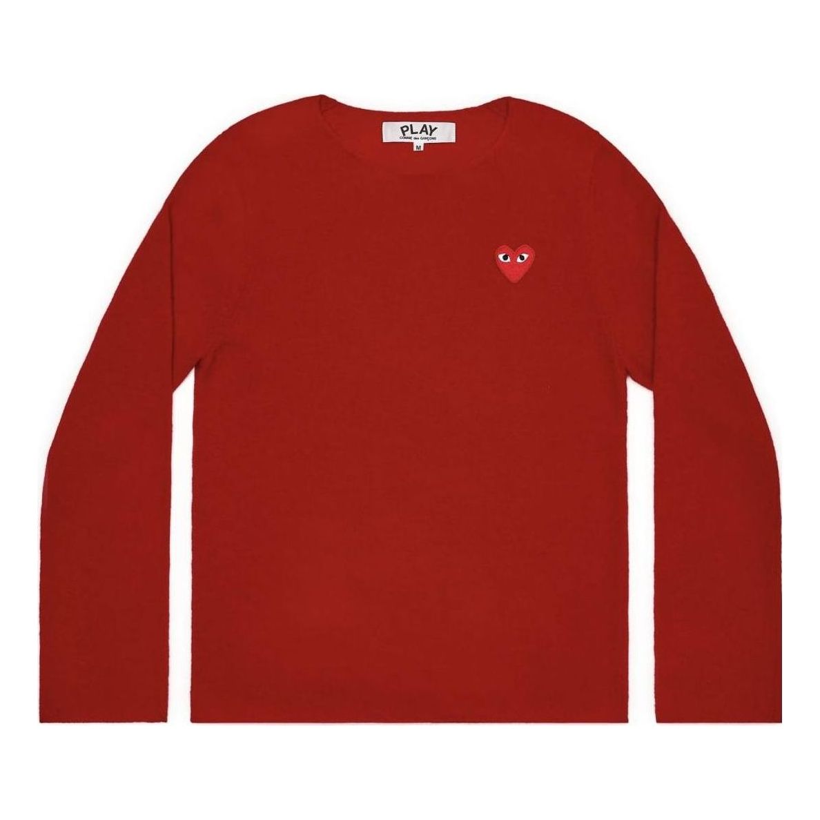COMME des GARCONS PLAY Creneck Sweater Red Emblem 'Red' AZ-N068-051-4