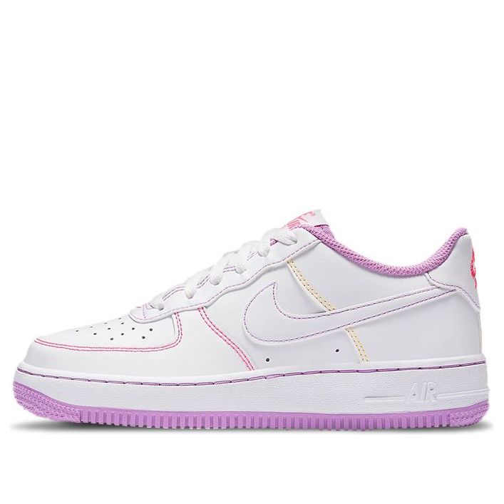 (GS) Nike Air Force 1 '07 Low 'Contrast Stitch - Fuchsia Glow' CW1575-110