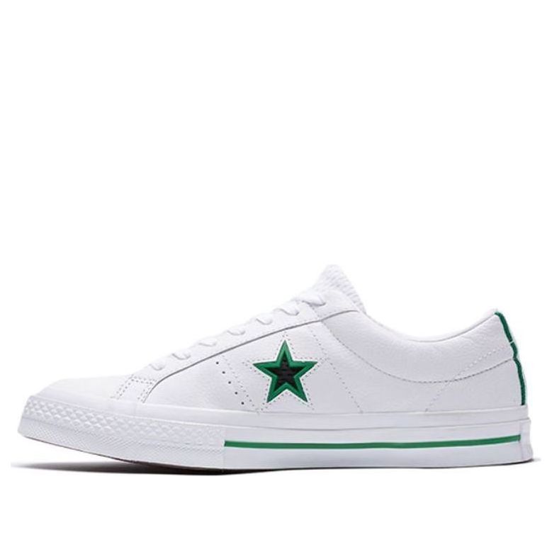 Converse One Star Ox Leather White/Green Original Style 161566C