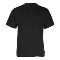 Men's Nike Solid Color Cotton Round Neck Short Sleeve Black T-Shirt D07393-010