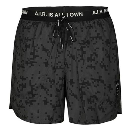 Nike Alphabet Pattern Loose Lacing Sports Shorts Black CJ5807-010