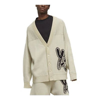 adidas Y-3 Logo Knit Cardigan 'Off White' IA3110