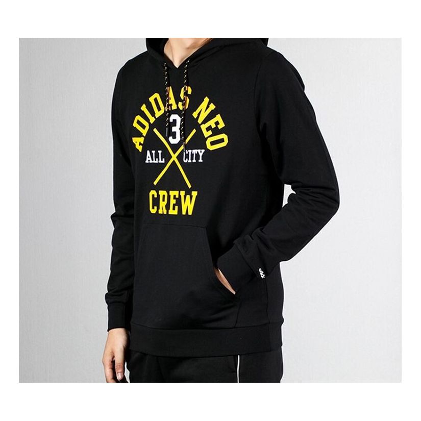 adidas neo M Fav Sv Hdy Printing Pullover Black EI6285