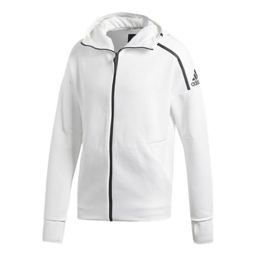 adidas ZNE HOODY 3.0 Retro Sports Hooded Jacket Asia Edition White CY9903