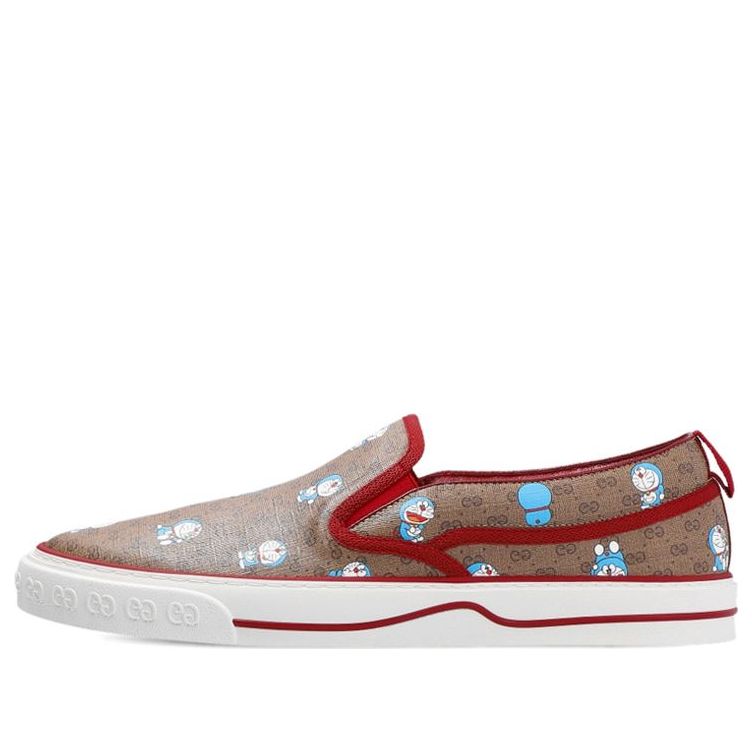 (WMNS) Gucci x Doraemon GG Sneakers 'Brown Red' 655024-2TU30-8968