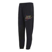 Nike Rainbow Logo Pants 'Black' DX0800-010