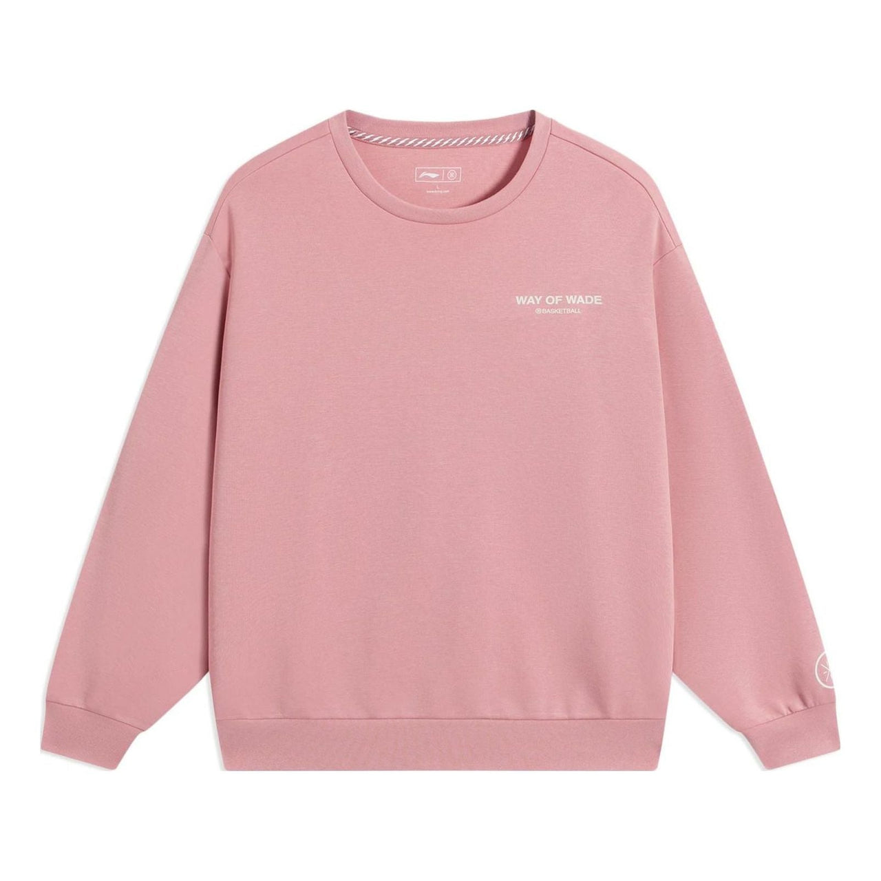 Li-Ning Way Of Wade Basketball Graphic Sweatshirt 'Pink' AWDS813-5