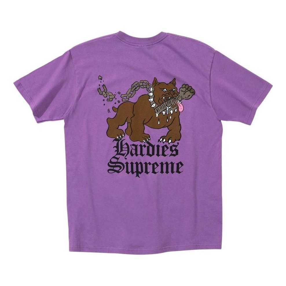 Supreme x Hardies Dog T-Shirt 'Purple Black' SUP-SS23-266