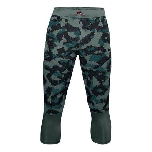 Under Armour Run Anywhere 3/4 Leggings 'Blue Camo' 1356165-424