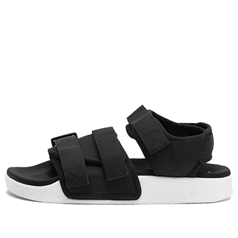 (WMNS) adidas Adilette Sandal Beach Sports White Sandals 'Black White' S75382