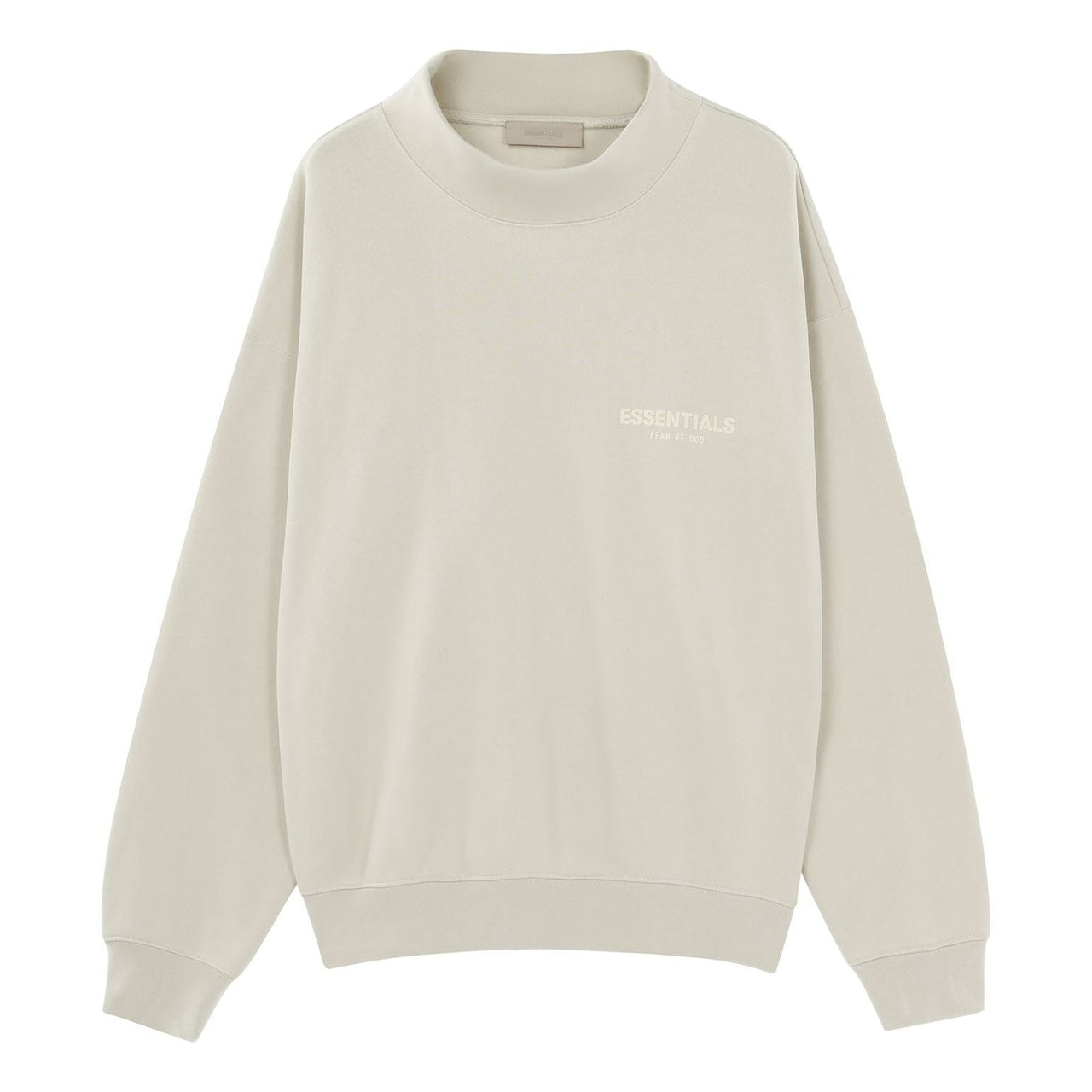 Fear of God Essentials SS22 Relaxed Mockneck Wheat FOG-SS22-251