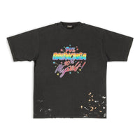 Balenciaga 90/10 T-Shirt Large Fit 'Black' 641675TMVH31055