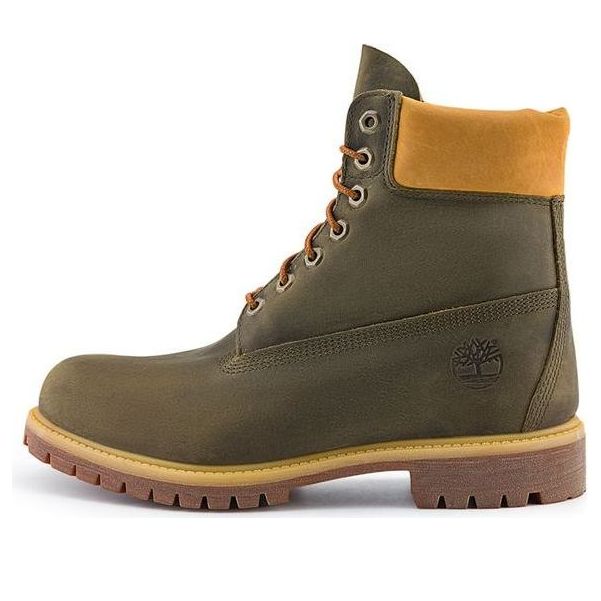 Timberland Premium 6 Inch Waterproof Boot 'Olive Green Yellow' A6291