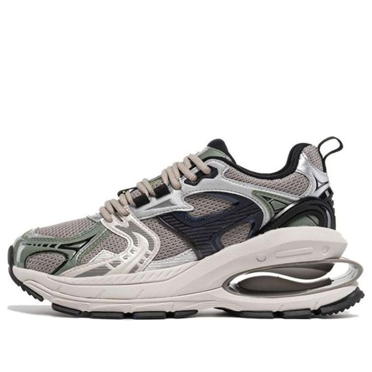 (WMNS) Li-Ning Winter New Project Comfortable Sneakers 'Grey Brown' AGCT134-2