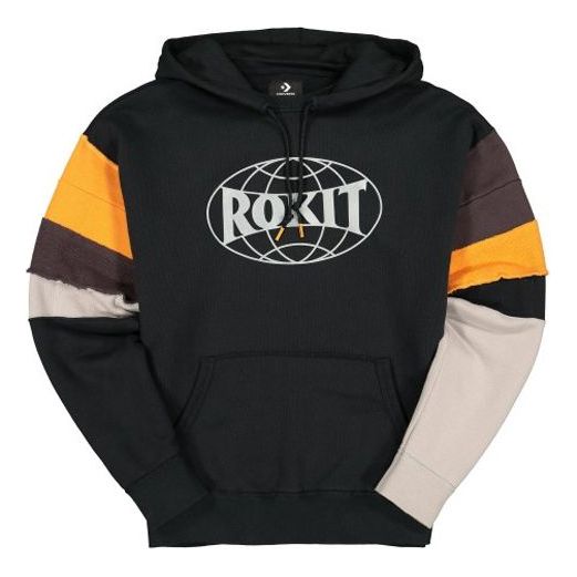 Men's Converse x Rokit Pullover Crossover Splicing Black 10019279-A01