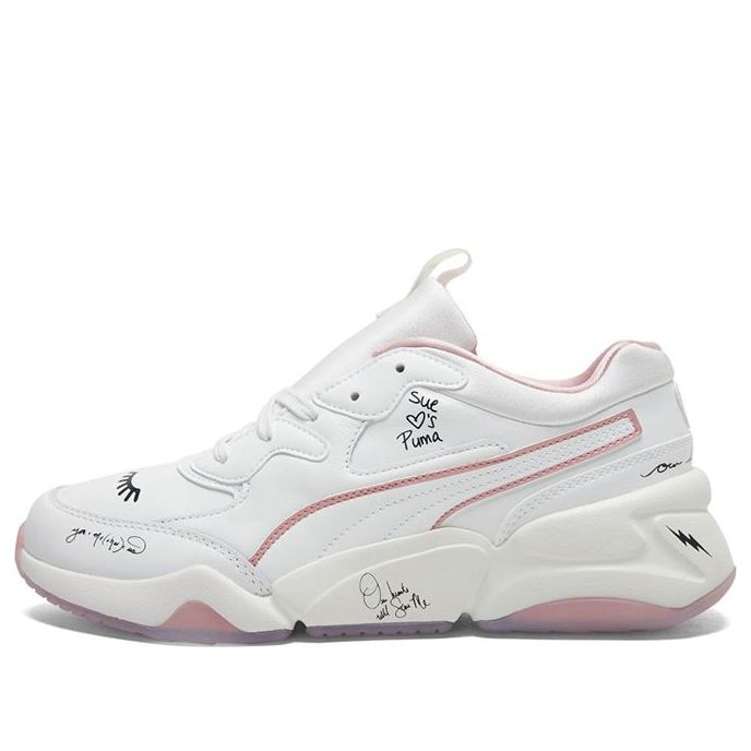 (WMNS) PUMA Sue Tsai x Nova 'Bright White' 369878-01