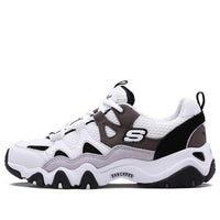 (WMNS) Skechers D'lites 2.0 'Black White Grey' 99999693-WBGY