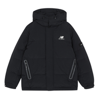 New Balance Warm Hooded Down Jacket 'Black' AMJ14323-BK