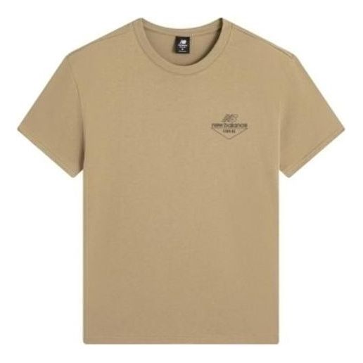 New Balance Casual Logo T-Shirt 'Brown' AMT22396-INC