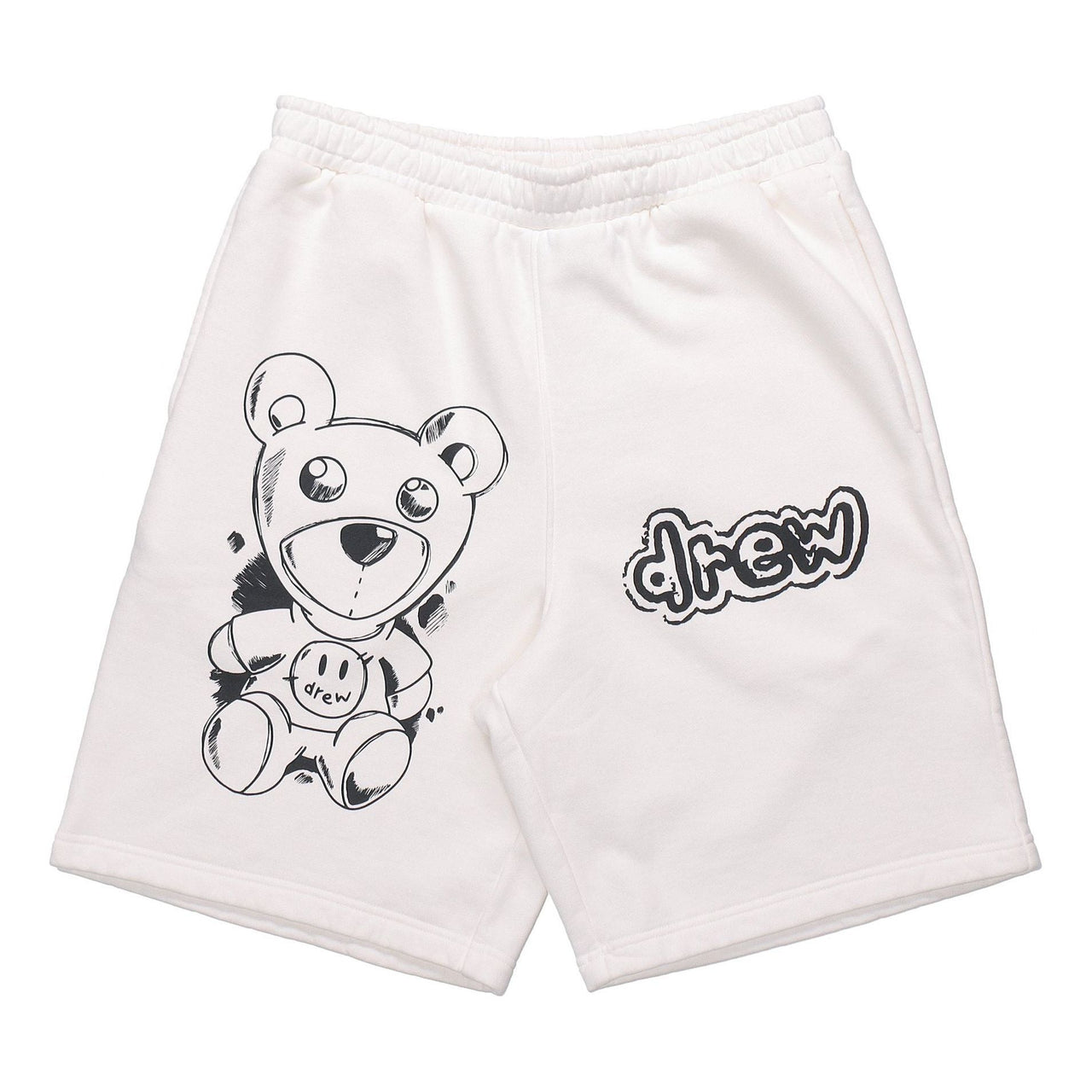 Drew House Theodore Sketch Sweat Short 'Off White' DR-SS21-81