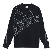 adidas Giant Logo Sweatshirt (Gender Natural) Men's Black GK9374