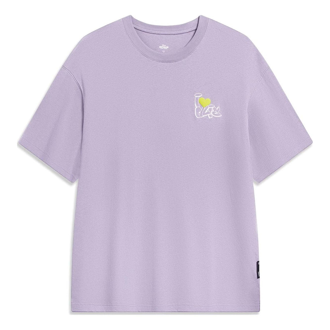 Li-Ning x Disney Oswald Graphic T-shirt 'Light Purple' AHST317-6